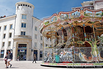 The city of Poitiers 02 Editorial Stock Photo