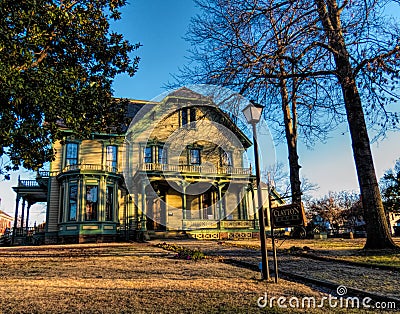 Historic Clayton House in Fort Smith, Arkansas Editorial Stock Photo