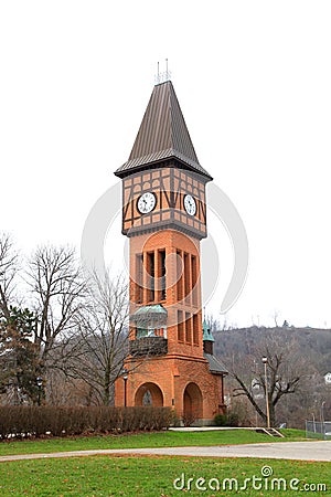 Historic clock tower Stock Photo