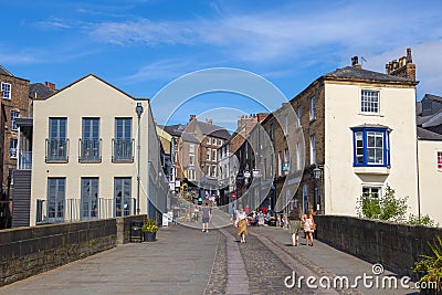 Elvet Bridge Street, Durham, England, UK Editorial Stock Photo