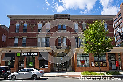 Historic city center, Quincy, MA, USA Editorial Stock Photo