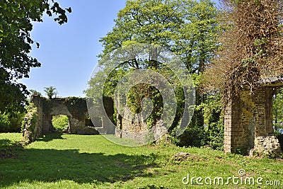 Historic Country House Ruins of East Anglia Stock Photo