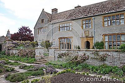 An historic country house in Somerset, England Stock Photo