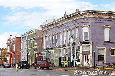 Historic District Leadville, Colorado Editorial Stock Photo