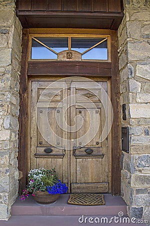 Historic door Stock Photo