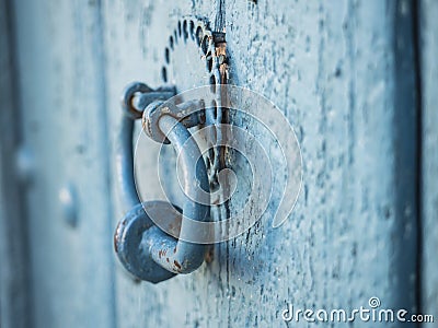 Historic door knocker Stock Photo