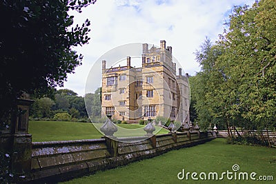 Historic Elizabethan Gawthorpe Hall. Stock Photo