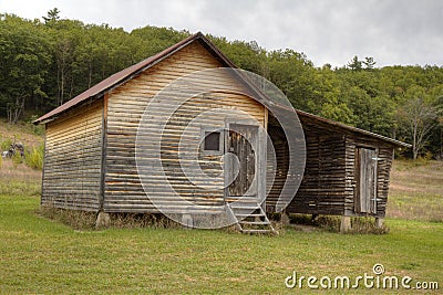 Historic farm buildings Stock Photo