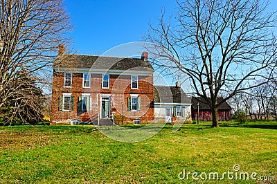 Historic Farm House Stock Photo