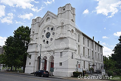 Historical Beale Street First Baptist Church, Memphis, TN Editorial Stock Photo