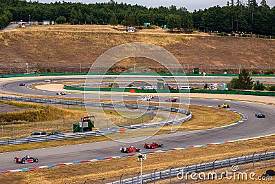 Historic formula cars Editorial Stock Photo