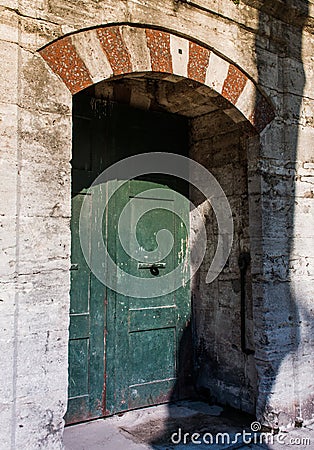 Historic Gate Stock Photo