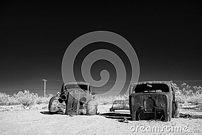 Mojave Desert Heritage and Cultural Association, Infrared Stock Photo