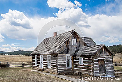 Historic Hornbeck Homestead Colorado Ranch Farm Editorial Stock Photo