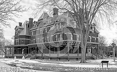 Historic Hotel Florence Renovation Editorial Stock Photo