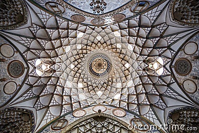 Historic house in Kashan Editorial Stock Photo