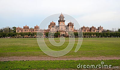 Historic Islamia College University main building Peshawar Pakistan Editorial Stock Photo