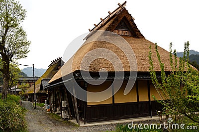 Historic Japanese Mountain House Stock Photo