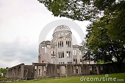 Historic memorial place at Hiroshima in Japan Editorial Stock Photo