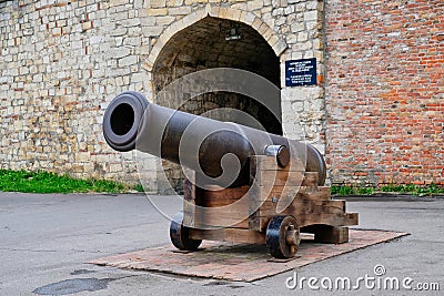 Historic Muzzle Loading Cannon, Belgrade, Serbia Editorial Stock Photo