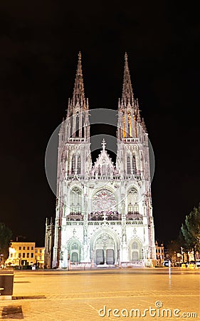 Saint Peter and Paul church, Ostend, Belgium Stock Photo