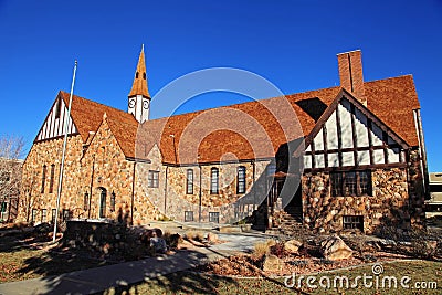 Historic Old Rock Church Stock Photo