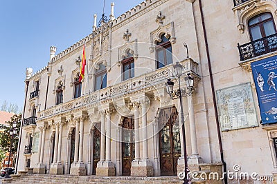 Historic palace Palacio de Capitania General in Burgos Editorial Stock Photo