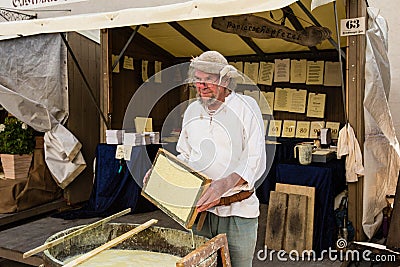 Historic Paper Production Editorial Stock Photo