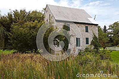 Historic Patterson Mill built in the 1800's Stock Photo