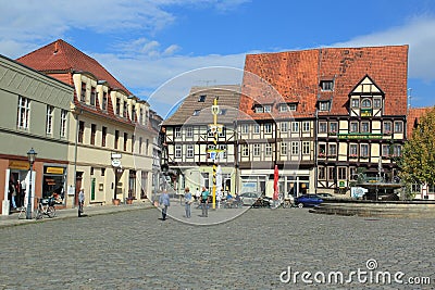 Historic Quedlinburg Editorial Stock Photo