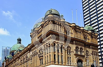 Historic Queen Victoria Building, Sydney, NSW, Australia Stock Photo