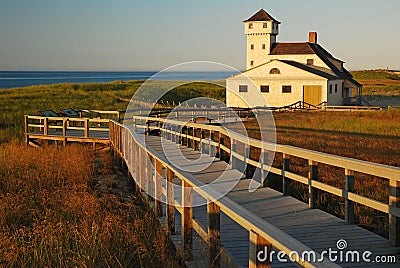 Race Point Coast Guard Station Stock Photo