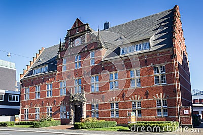 Historic Robert Koch house in Wilhelmshaven Editorial Stock Photo