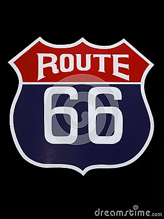 Historic route 66 Stock Photo