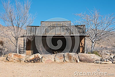 Historic Route 66, Hackberry General Store Music Hall Stock Photo