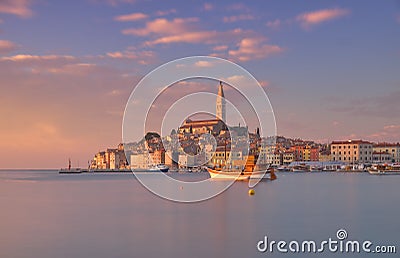 Historic Rovinj views Stock Photo