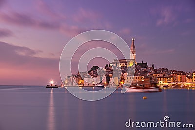 Historic Rovinj views Stock Photo