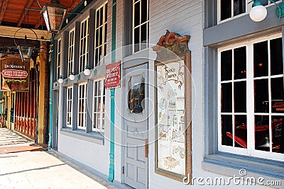 Historic Seville Quarter, Pensacola, Florida Editorial Stock Photo