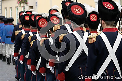 Historic soldiers Editorial Stock Photo