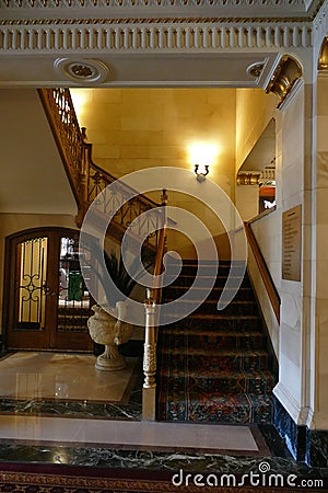 Stairway historic building Editorial Stock Photo