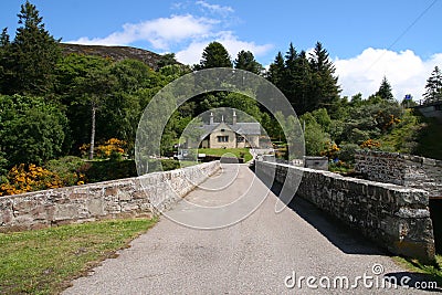 Historic stone house Stock Photo