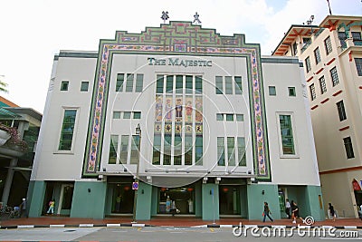 Historic theatre in Chinatown district Editorial Stock Photo