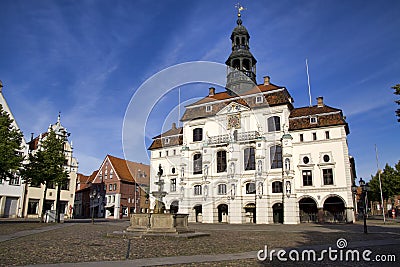 Historic town hall, Lueneburg Stock Photo
