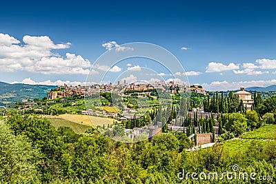 Historic town of Orvieto, Umbria, Italy Stock Photo