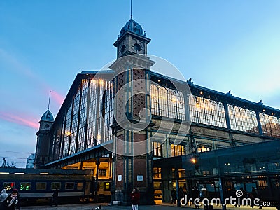 Historic Train Station In Budapest Editorial Stock Photo