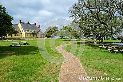 Historic Whalehead Museum in Corolla Park Editorial Stock Photo