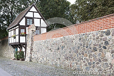 Historic Wiek house in Germany Stock Photo