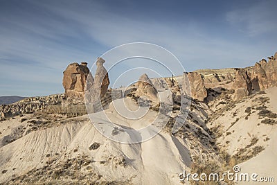 Historical ancient Frig (Phrygia, Gordion) Valley. Stock Photo