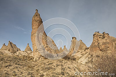 Historical ancient Frig (Phrygia, Gordion) Valley. Stock Photo