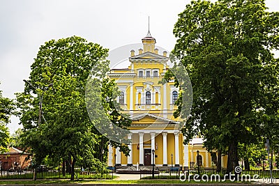 Historical Architecture and Art Museum of Kronstadt. Russia Editorial Stock Photo